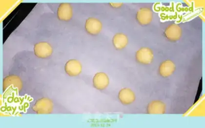 Make Corn doll cookies step 3