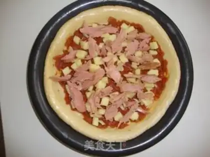 Make Tuna pizza step 3