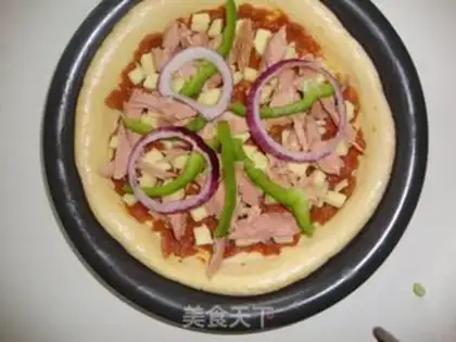 Make Tuna pizza step 4