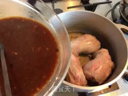 Make Noodle sauce, calf step 4
