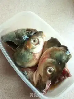 Make Red-burned fish head step 0