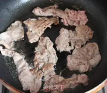 Make Black pepper bacon abalone mushroom fat cow step 8