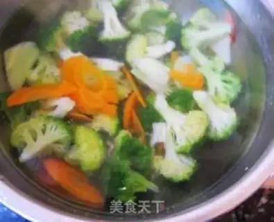 Make Onion broccoli step 3