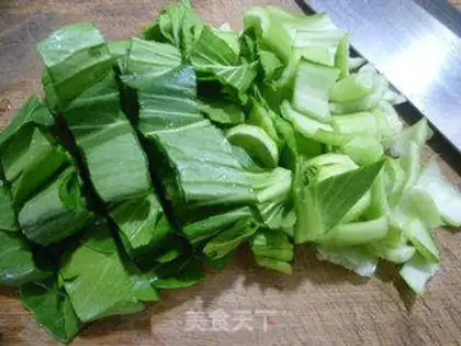 Make The green gravy pastry soup step 2