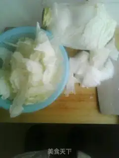 Make Meat-burned cabbage fans step 1