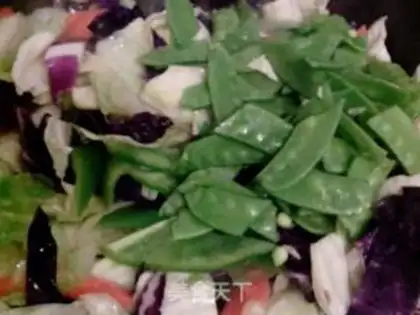 Make Eggs and vegetables step 7