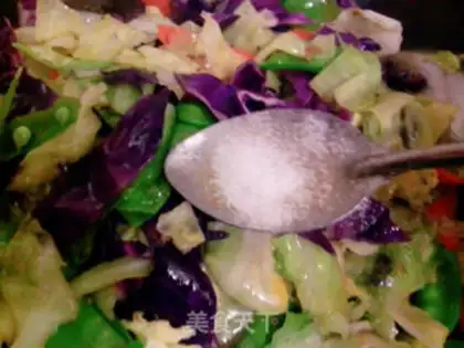 Make Eggs and vegetables step 9