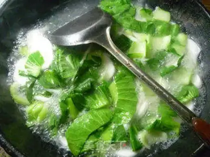 Make The green gravy pastry soup step 6