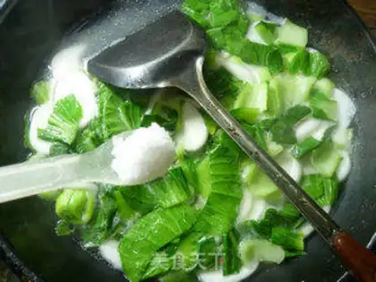 Make The green gravy pastry soup step 7