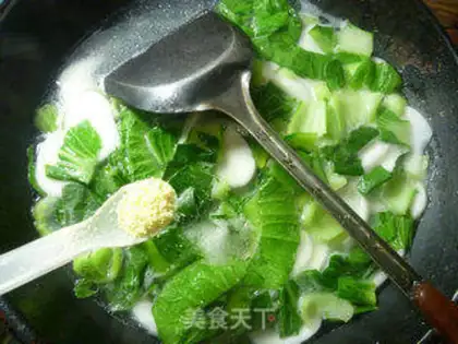 Make The green gravy pastry soup step 8