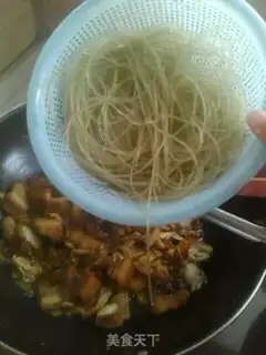 Make Meat-burned cabbage fans step 8