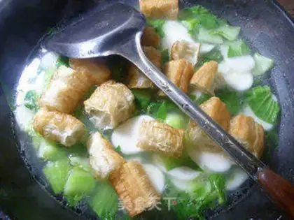 Make The green gravy pastry soup step 10