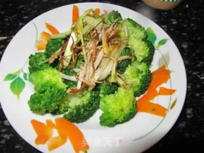 Make Onion broccoli step 11