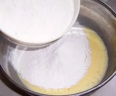 Make Black sesame ricin cake step 3
