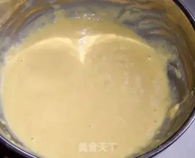 Make Black sesame ricin cake step 4