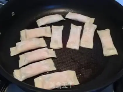 Make Simple fried dumplings step 6