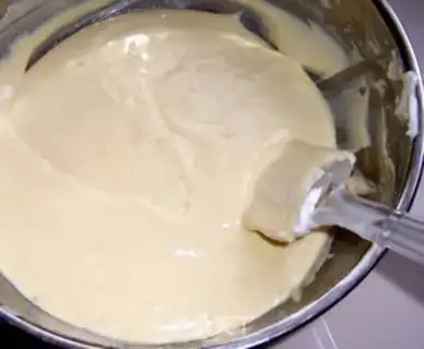 Make Black sesame ricin cake step 11