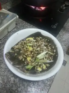 Make Flaming mushroom fish step 0