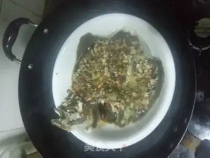 Make Flaming mushroom fish step 1