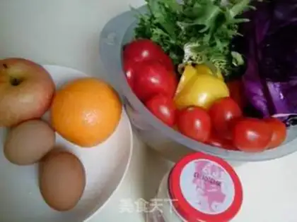 Make Big harvest salad step 0