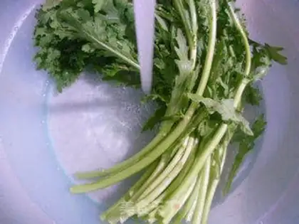 Make ♪ Rhods dry and dry ♪ step 1