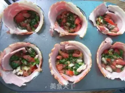 Make Bacon egg cup step 6