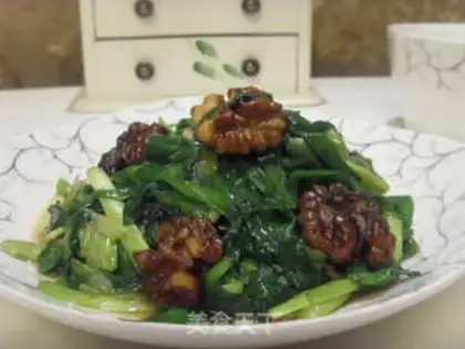 Make Peach walnuts step 5
