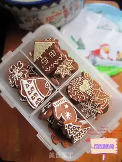 Make Christmas frosting chocolate cookies step 12