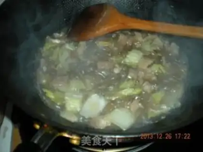 Make Powder pork stew step 6