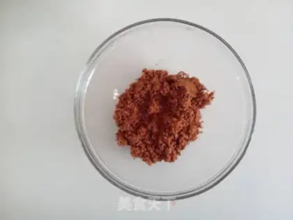 Make Red sugar pecan step 1