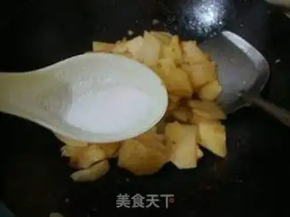 Make Cream beef chips step 7