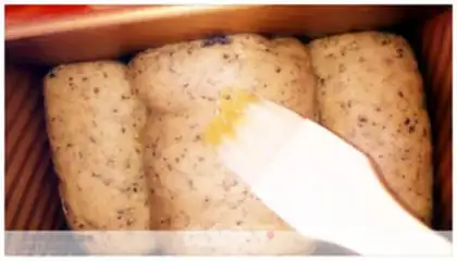 Make Black sesame honey bread step 3