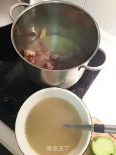 Make Brethren and lamb soup step 0