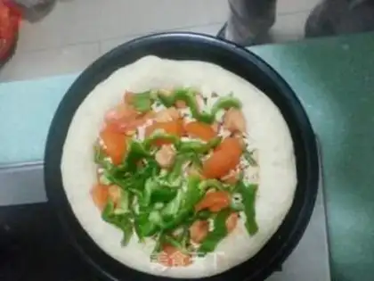 Make Chicken pizza in Orleans step 3