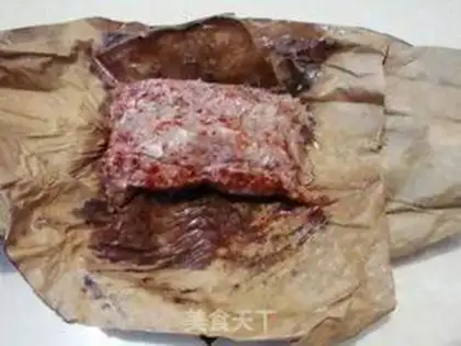 Make Bones of leaf buns step 1