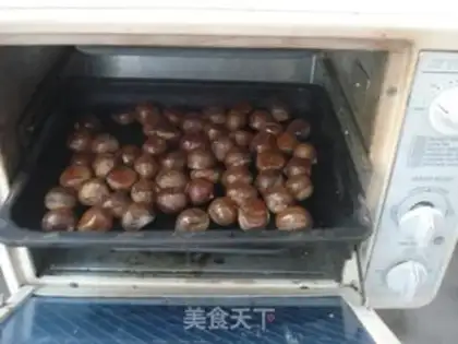 Make Sugar roasted chestnuts step 3