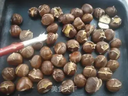 Make Sugar roasted chestnuts step 5