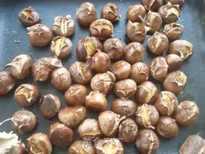 Make Sugar roasted chestnuts step 6