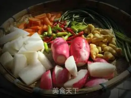 Make Sichuan pickles step 0