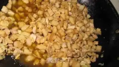 Make Shrimp-skin pork spinach step 6