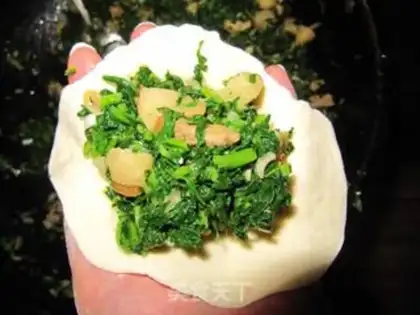 Make Shrimp-skin pork spinach step 16