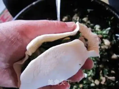 Make Shrimp-skin pork spinach step 17