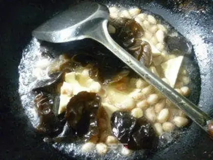 Make Blackwood peanuts dry step 6