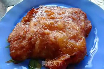 Make Roses with honey sauce step 2