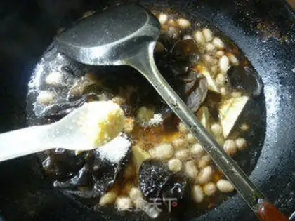 Make Blackwood peanuts dry step 10