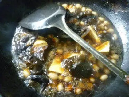 Make Blackwood peanuts dry step 11