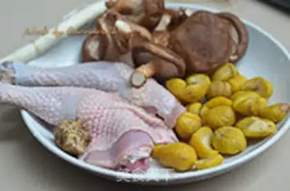 Make Chestnut mushrooms for chicken legs step 0