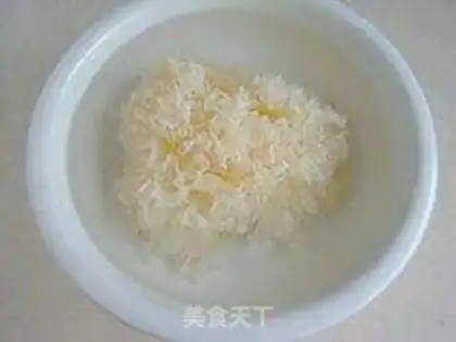 Make White fruit, sweet soup step 1