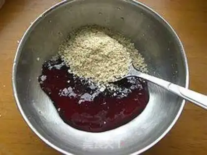 Make Blueberry jam bread step 2