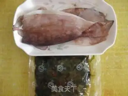 Make Sour vegetables are fired step 0
